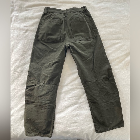 Velvet by Graham & Spencer Brylie Sanded Twill Utility Pant Cypress Barrel EUC - Picture 9 of 10